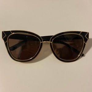 Tory Burch black/gold sunglasses